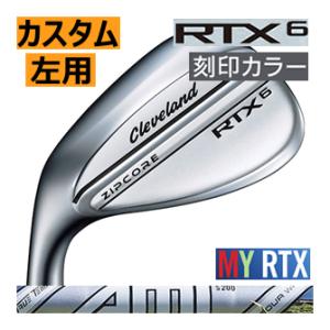 レフティ　クリーブランド　RTX6　ウエッジ　DG　AMTツアーホワイト　シリーズ　ツアーサテン　刻...