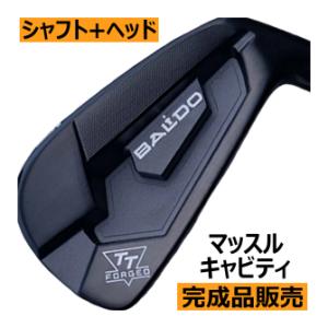 バルド　TTフォージド　マッスルキャビティ　アイアン　23年　ブラック　6個(5番〜PW)セット　ヘッド(価格148500円)+シャフト+グリップ+工賃=合計額｜lockon