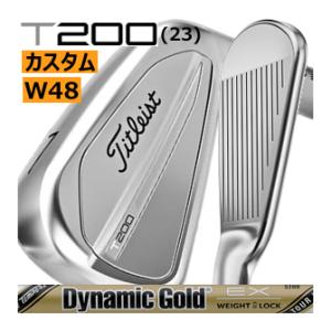 タイトリスト　T200(23)　アイアン　単品　W48　DGツアーイシューEXシリーズ　カスタムモデル　23年モデル　日本仕様　ハドラス｜lockon