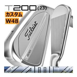 タイトリスト　T200(23)　アイアン　単品　W48　DG　AMT　ツアーホワイトシリーズ　カスタムモデル　23年モデル　日本仕様　ハドラス