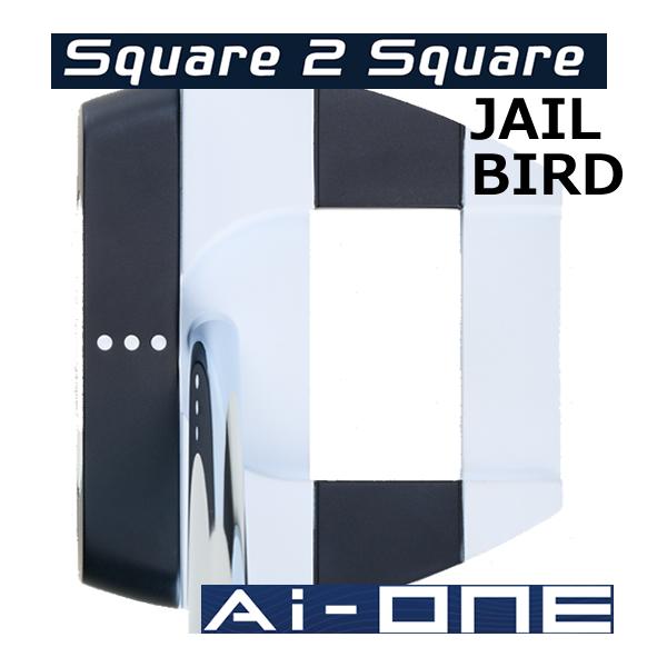 オデッセイ　Ai-ONE　スクエア　2　スクエア　パター　ジェイルバード　ストロークラボ90シャフト...