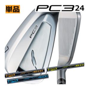 フォーティーン　PC3('24)　アイアン　単品　5番　6番　FT-40i/50i/60iカーボン　24年モデル　ハドラス｜lockon