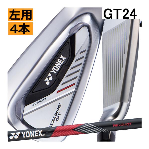 レフティ　ヨネックス　イーゾーン　GT　アイアン　4本(7番〜P)セット　RK-04GTカーボンシャ...