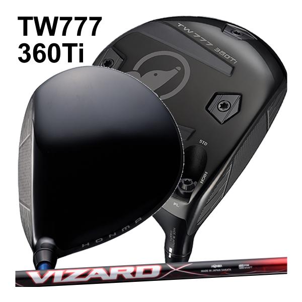 ホンマ　TW777　360Ti　ドライバー　VIZARD REDカーボンシャフト　ハドラスコーティン...