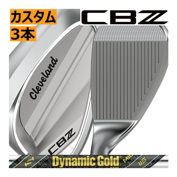 クリーブランド　CBZ　ツアーサテン　ウエッジ　3本セット　ダイナミックゴールド　MID　130/1...