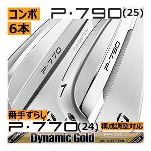 TaylorMade（テーラーメイド） P790(25)/P770(24) コンボアイアン 6本