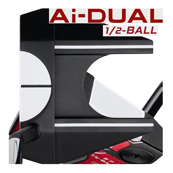 オデッセイ　Ai-DUAL(デュアル)　パター　ハーフボール　#7S　ストロークラボ90シャフト　日...