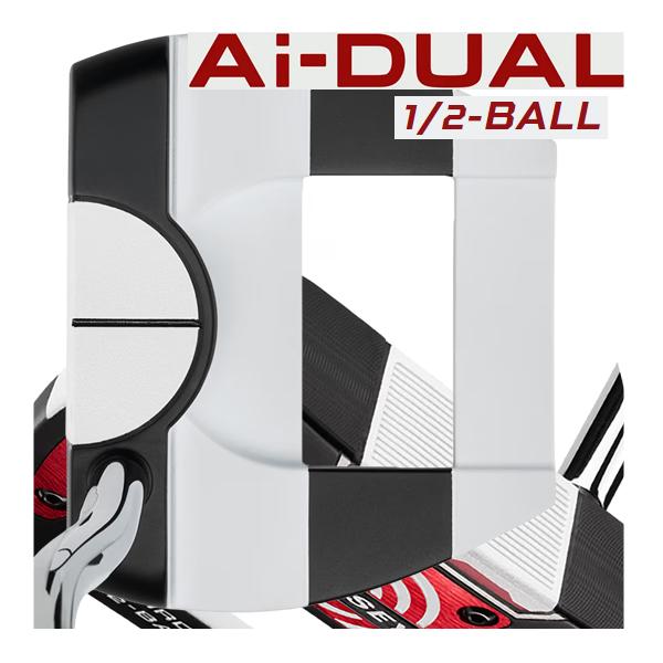 オデッセイ　Ai-DUAL(デュアル)　パター　ハーフボール　ジェイルバード　ミニDB　ストロークラ...