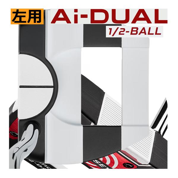 レフティ　オデッセイ　Ai-DUAL(デュアル)　パター　ハーフボール　ジェイルバード　ミニ　DB　...