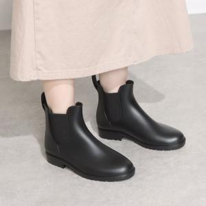 シューズインクローゼット  Shoes in Closet -シュークロ- 【完全防水】サイドゴア レインシューズ 67874 （ブラック）