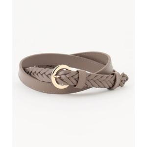 23区 メッシュ ナローベルト （ブラウン系）