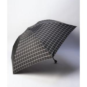 アクアスキュータム Aquascutum アクアスキュータム クラブチェック柄 雨傘（折り畳み傘） （ブラック）