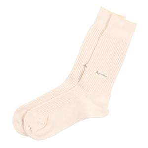 アクアスキュータム Aquascutum スポーツカジュアルソックス （オフホワイト）