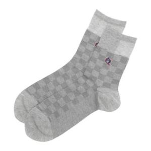 アクアスキュータム Aquascutum AQクールブロックロゴハーフ丈 （グレー）