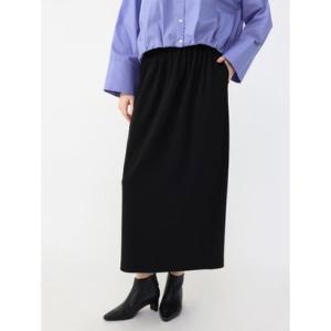 アーガ Aga ウエストタックナロースカート （ブラック）