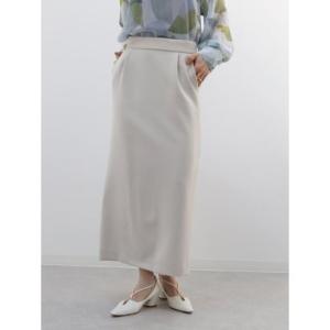 アーガ Aga リサイクルWクロスIラインスカート （ベージュ）