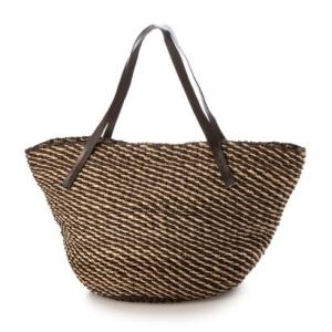 アンジュ シュエット Anjou Chouette  カゴバッグ （NATURAL×BROWN）