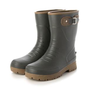 エニーウォーク Anywalk メンズ SuperLight レインブーツ軽量 防滑 長靴  aw_17080（KHAKI）