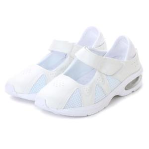 エンジェルフィット Angel FiT ナースシューズ 甲ベルクロバンドメッシュ素材 エアクッション入り カップインソール 2WAY af_16543