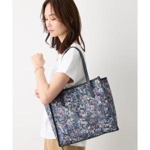 エーシーデザインバイアルファキュービック A/C DESIGN BY ALPHA CUBIC 【Liberty】リバティプリントトートバッグ （ネイビ