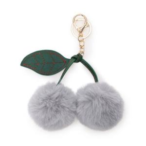 エーシーデザインバイアルファキュービック A/C DESIGN BY ALPHA CUBIC ファーチャーム （ライトグレー）