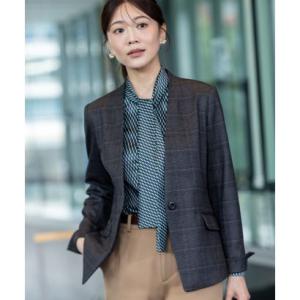 エーシーデザインバイアルファキュービック A/C DESIGN BY ALPHA CUBIC 【アルファブリック】ストレッチカラーレスジャケット【セッ