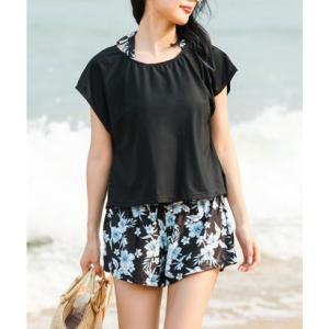 エンジェル ルナ Angel Luna 【タンキニ水着4点セット】体型カバー タンキニ Tシャツ 半...