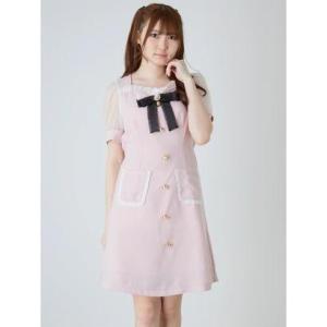 アンクルージュ Ank Rouge デコルテ開きビジューリボン付きワンピース ピンク の最安値 価格比較 送料無料検索 Yahoo ショッピング