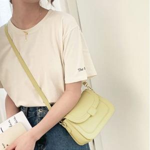 アミュレット Amulet シンプルフラップショルダーバッグ レディース 鞄 斜めがけ 韓国ファッシ...