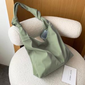 アミュレット Amulet ワンショルダートートバッグ エコバッグ リボン 内ポケット A4サイズ収納 マグネット 大容量