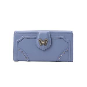 【お話中】ANNA SUI　長財布　 ANNA SUI（アナスイ） 財布 がま口 長財布 316110 セルパン 牛革 本革