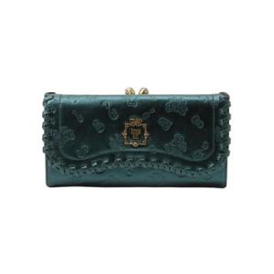 アナスイ ANNA SUI リンダ 口金長財布 （グリーン）