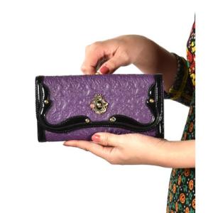 ANNA SUI（アナスイ） 長財布 財布 ルーミー ラウンドファスナー長財布