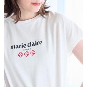 アロッタ Alotta 【マリクレール・スポーツ】モックネックギャザーTシャツ （オフホワイト）