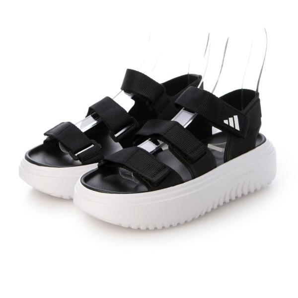 アディダス adidas レディース スポーツサンダル SLYN サンダル JI4324 (ブラック...