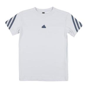 アディダス adidas ジュニア 半袖Tシャツ フューチャーアイコン スリーストライプス 半袖Tシャツ IS3438 （ハローブルー/プリラブドイン｜locondo-shopping