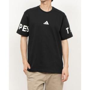 アディダス adidas メンズ 半袖Tシャツ ワーディング パック ルーズフィット ヘビーシングルジャージー 半袖Tシャツ JM2079 （ブラック