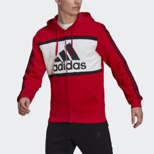 アディダス adidas エッセンシャルズ カラーブロック ロゴ パーカー / Essentials Colorblock Logo Hoodie （