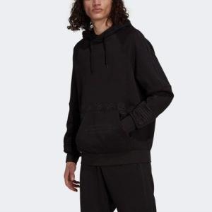 アディダス adidas グラフィック トリコロール パーカー （ブラック）