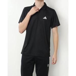 アディダス adidas メンズ 半袖機能ポロシャツ M TR-ES BASE ポロシャツ IB8103 （ブラック/ホワイト）｜locondo-shopping