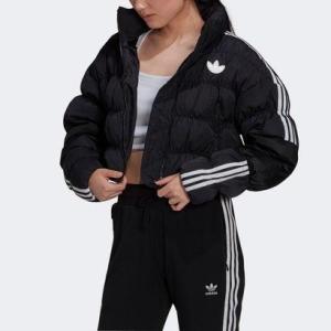 アディダス adidas ショート シンセテックダウン パファージャケット （ブラック）