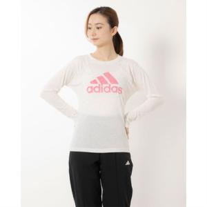 アディダス adidas レディース 長袖機能Tシャツ フューチャーアイコン ウィナーズ 3 長袖Tシャツ IJ5922 （ホワイト）｜locondo-shopping