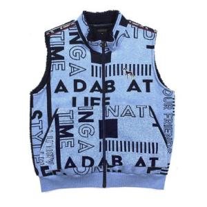 アダバット リラックスウェア　アンダーウェア adabat RELAX WEAR / UNDER WEAR ジップアップベスト （ブルー）