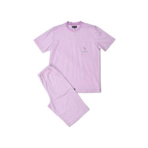 アダバット リラックスウェア　アンダーウェア adabat RELAX WEAR / UNDER WEAR 半袖ニットパジャマ （ラベンダー）