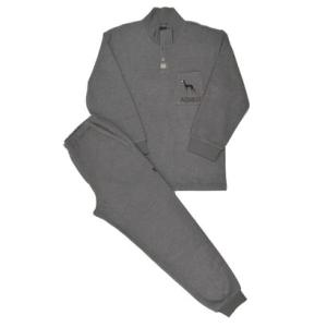 アダバット リラックスウェア　アンダーウェア adabat RELAX WEAR / UNDER WEAR 長袖ニットパジャマ （チャコール）