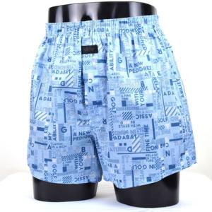 アダバット リラックスウェア アンダーウェア adabat RELAX WEAR / UNDER WEAR 前開きトランクス【返品不可商品】 （ブルー