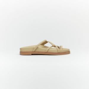 RAFFIN TUBE SANDALS （BEIGE）