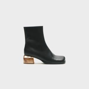 ADELA OBJETHEEL BOOTS（Black）
