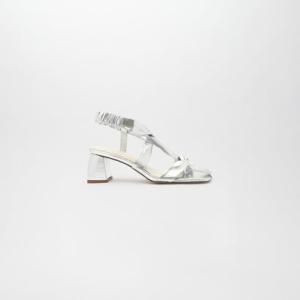 SUNNY LEATHER SANDALS （SILVER）