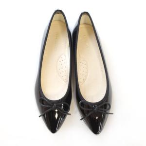 [アミアミ] バレエシューズ ポインテッドトゥ レディース フラット パンプス 歩きやすい 黒 シルバー 靴 バレエコア ぺたんこ FX2015の商品画像